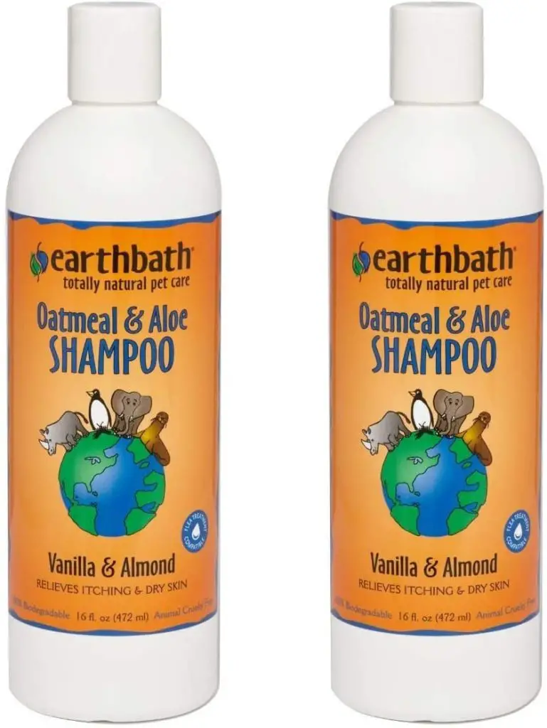 Earthbath Oatmeal Aloe Pet Shampoo Vanilla Almond