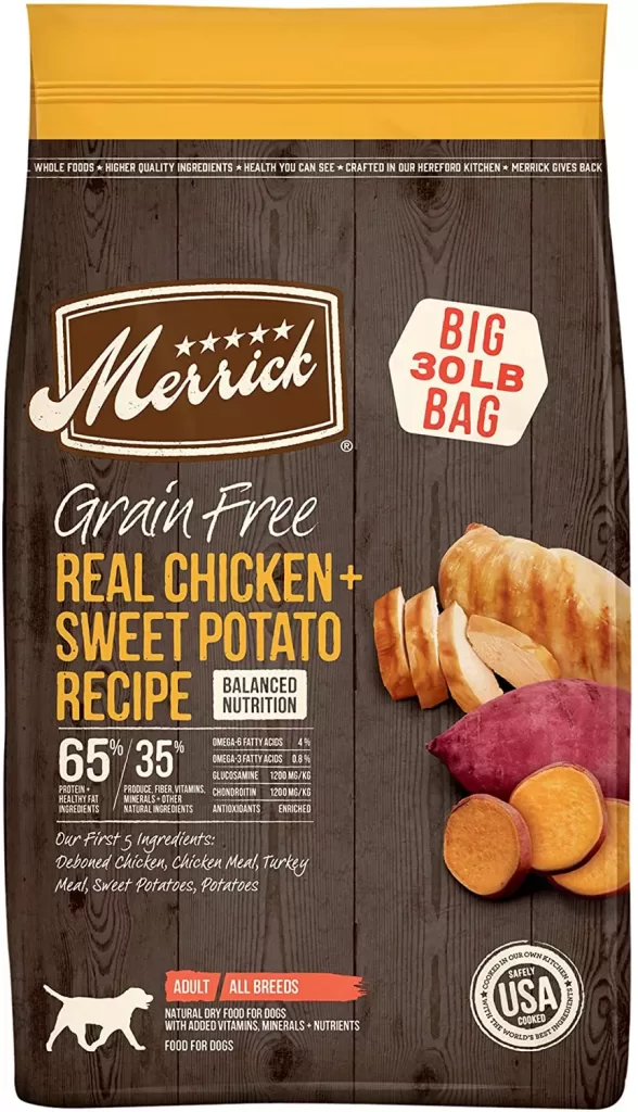 Merrick Grain Free with Real Meat Sweet Potato Dry Dog Food