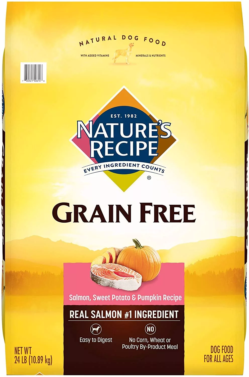 Nature's Recipe Grain Free Easy to Digest Dry Dog Food with Real Meat