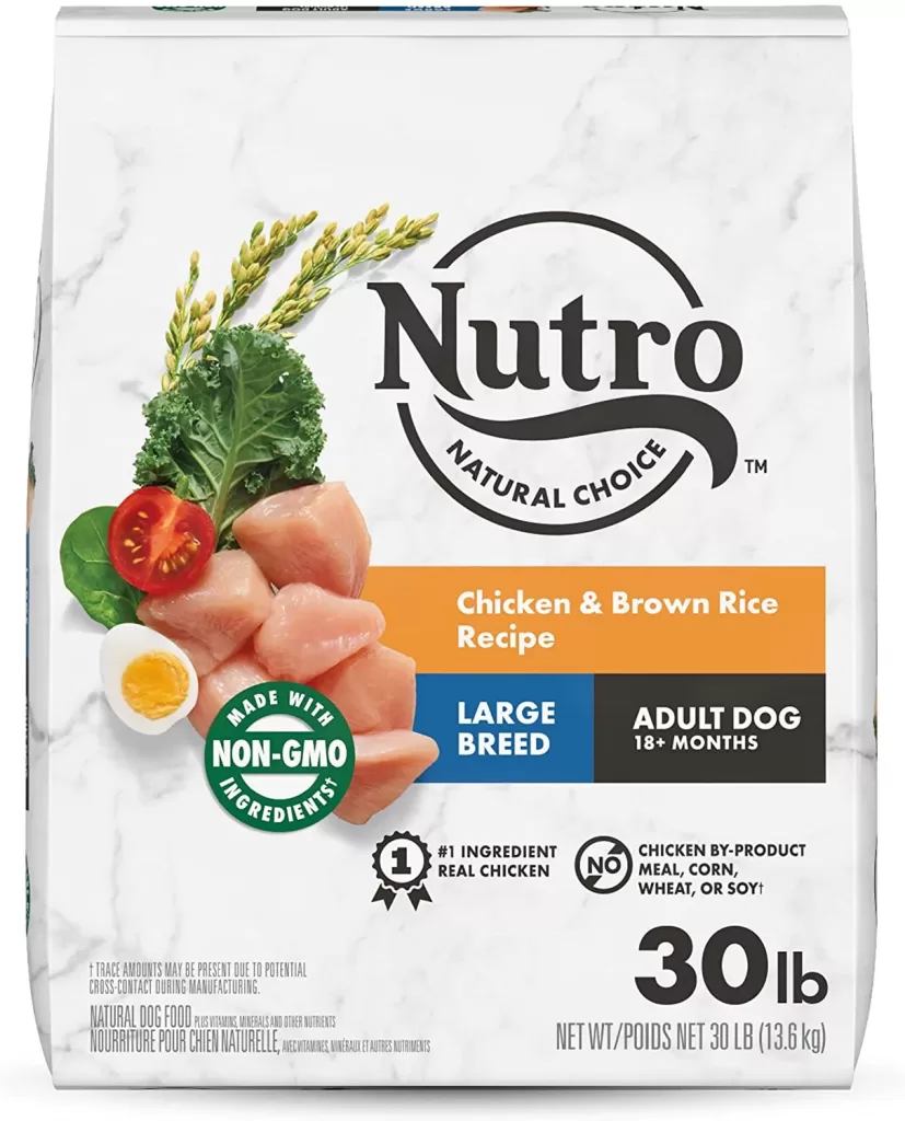 Nutro Natural Choice Large Breed Adult Senior Dry Dog Food