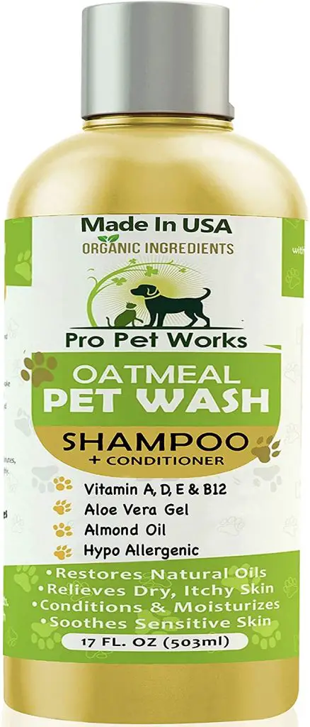 Pro Pet Works Natural Organic 5 In 1 Oatmeal Pet Shampoo Conditioner